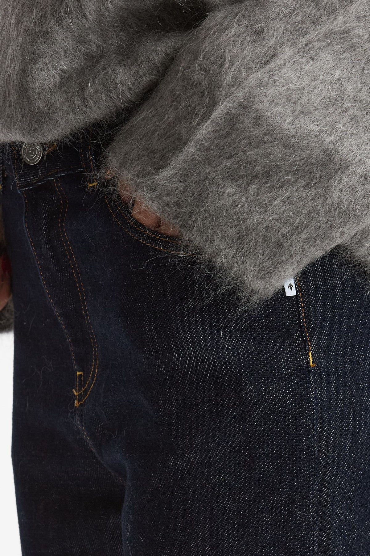 Jeans regular ADID Lavaggio bagnato scuro donna Department five - 5