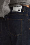 Jeans regular ADID Lavaggio bagnato scuro donna Department five - 6