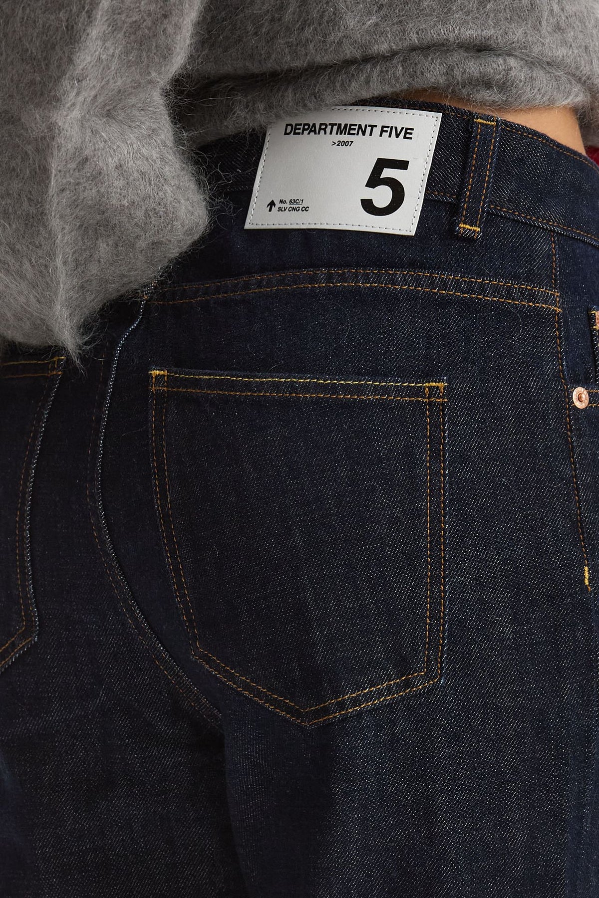 Jeans regular ADID Lavaggio bagnato scuro donna Department five - 6