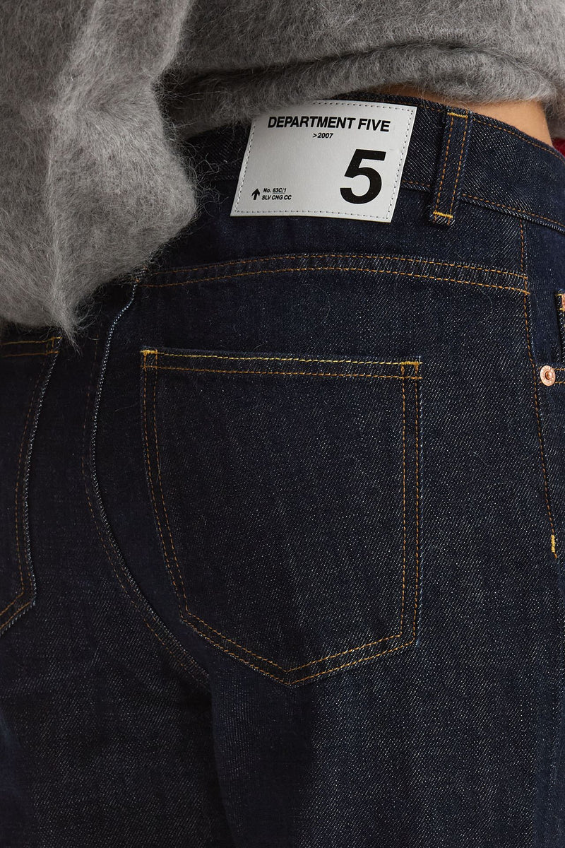 Jeans regular ADID Lavaggio bagnato scuro donna Department five - 6