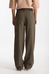 Pantalone EXPRESS check wide leg grigio donna Department five - 2