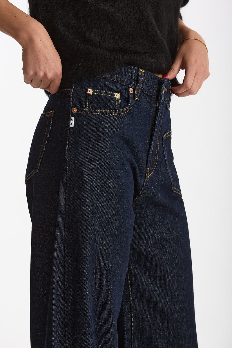 Jeans loose-fit GOOD Lavaggio bagnato scuro donna Department five - 6