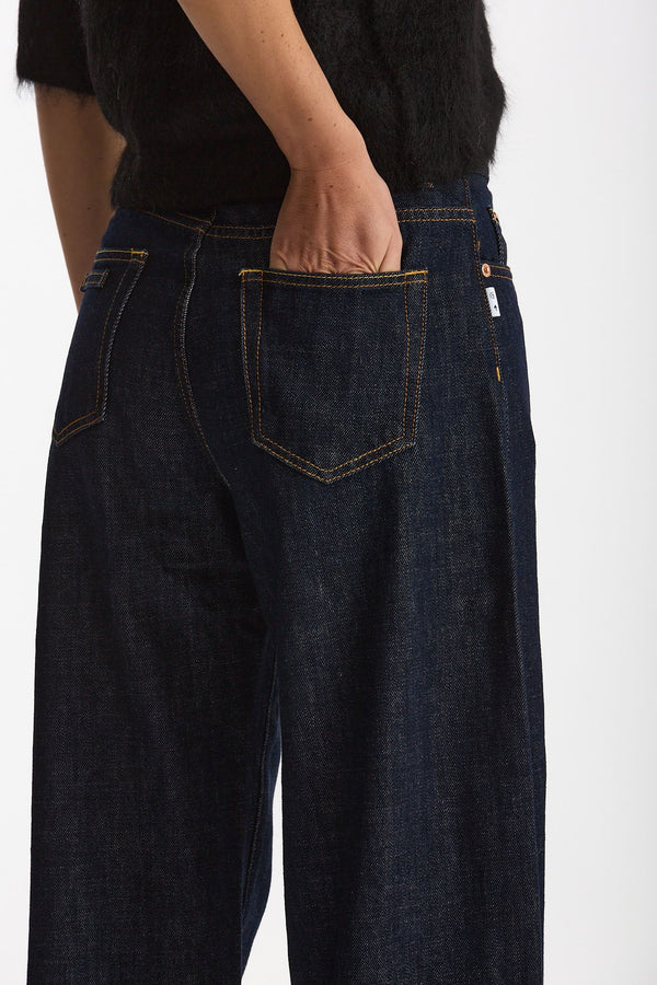Jeans loose-fit GOOD Lavaggio bagnato scuro donna Department five