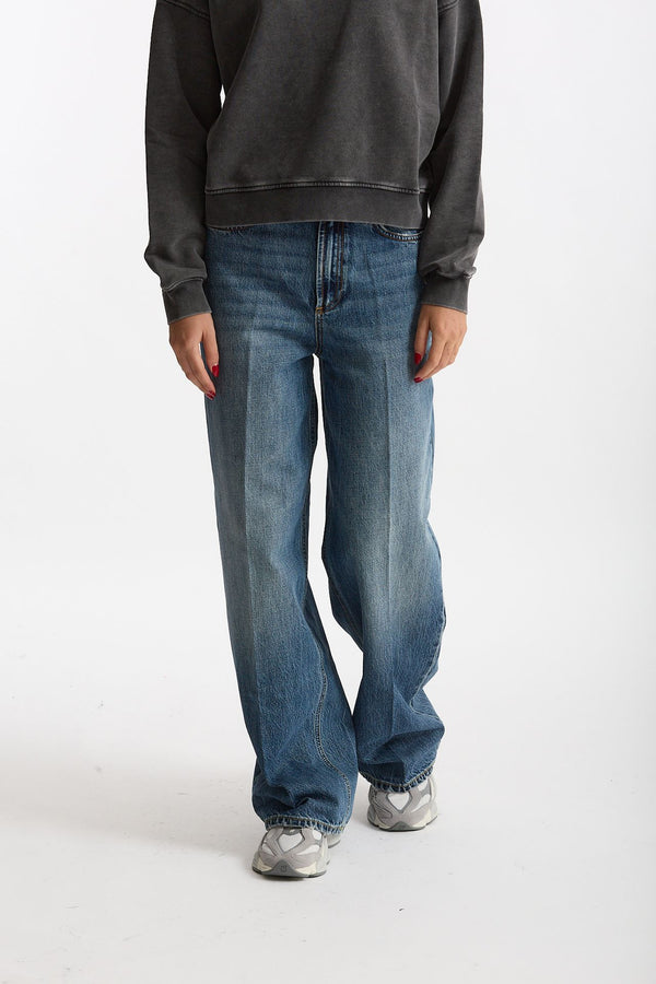 Jeans wide-leg EXPRESS Lavaggio medio scuro donna Department five