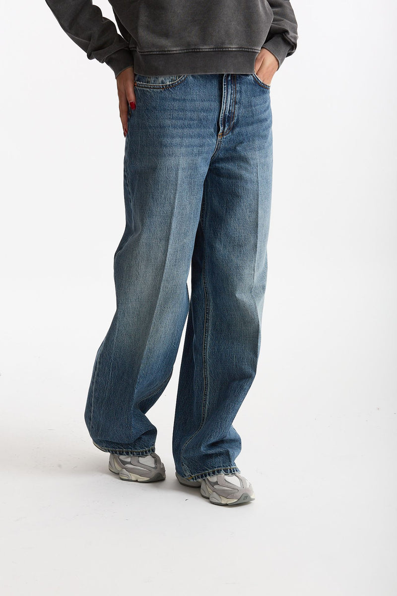 Jeans wide-leg EXPRESS Lavaggio medio scuro donna Department five - 2