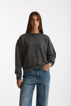 Felpa in cotone effetto slavato DUVAL grigio donna Department five - 2