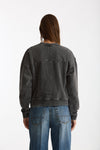 Felpa in cotone effetto slavato DUVAL grigio donna Department five - 3
