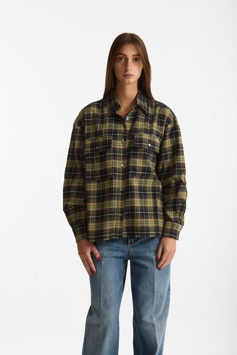 Camicia texana BROTHER verde donna Department five - 1