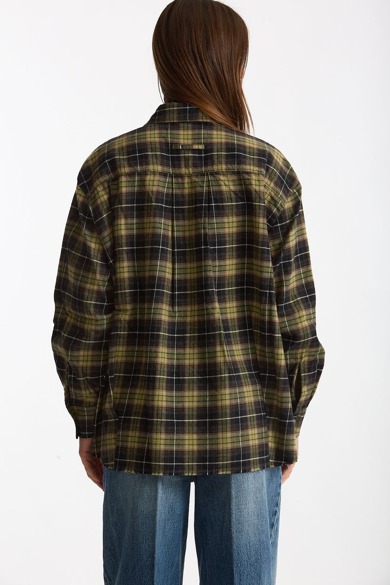 Camicia texana BROTHER verde donna Department five - 3