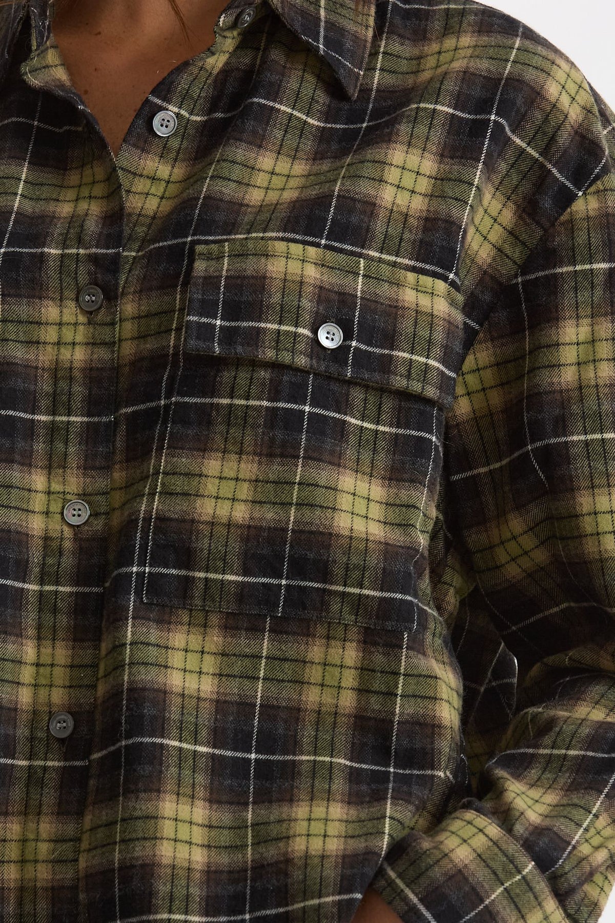 Camicia texana BROTHER verde donna Department five - 4