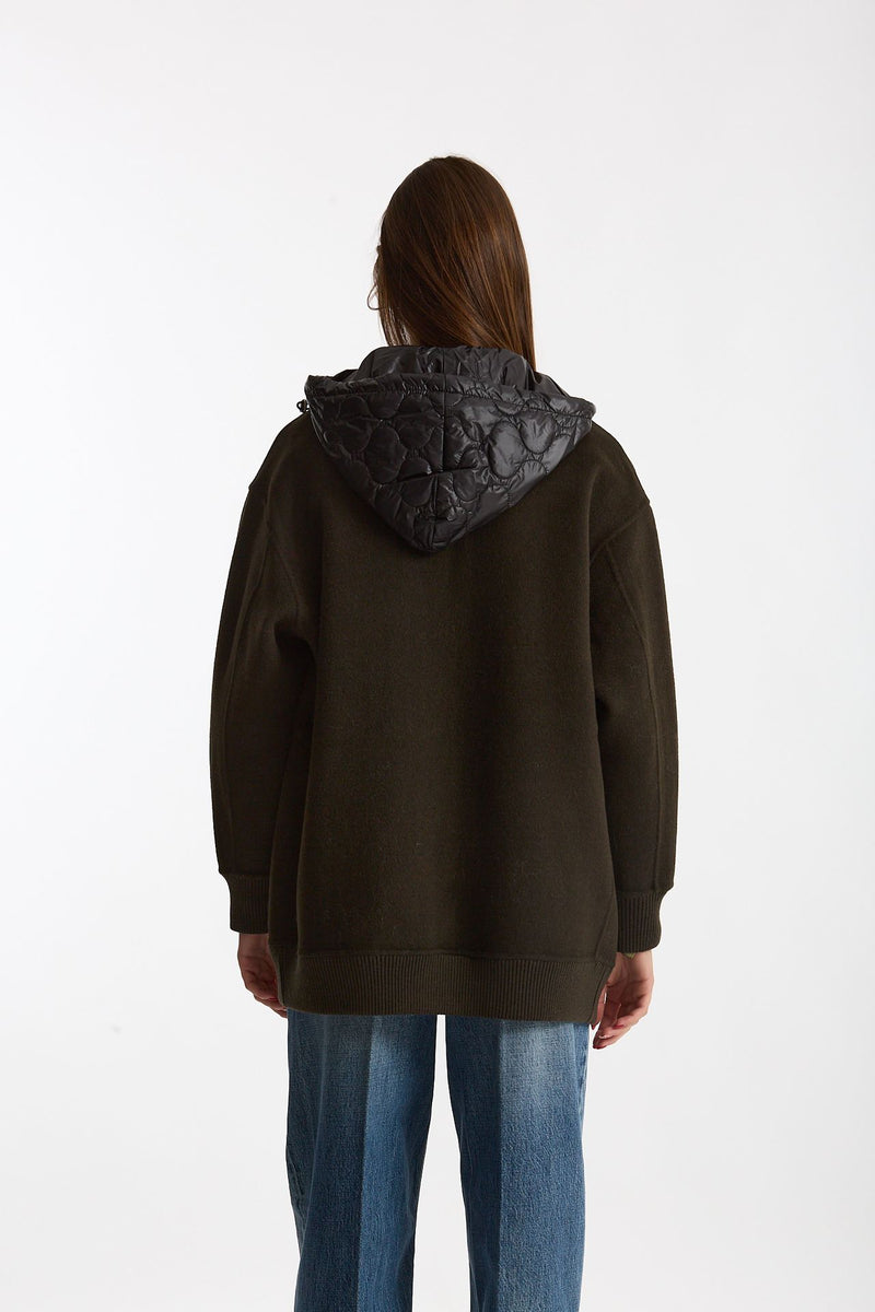 Bomber in lana ISLA verde militare donna Department five - 3