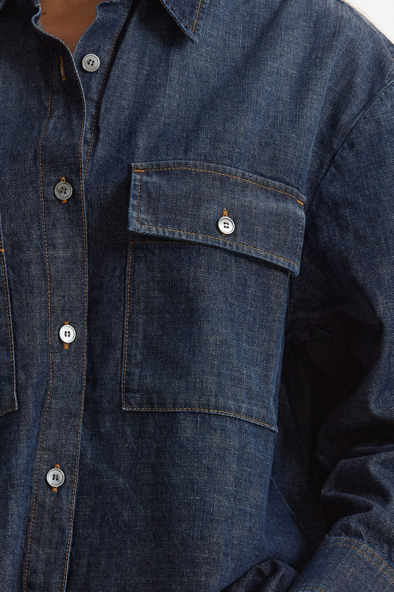 Camicia BROTHER denim oversize donna Department five - 4
