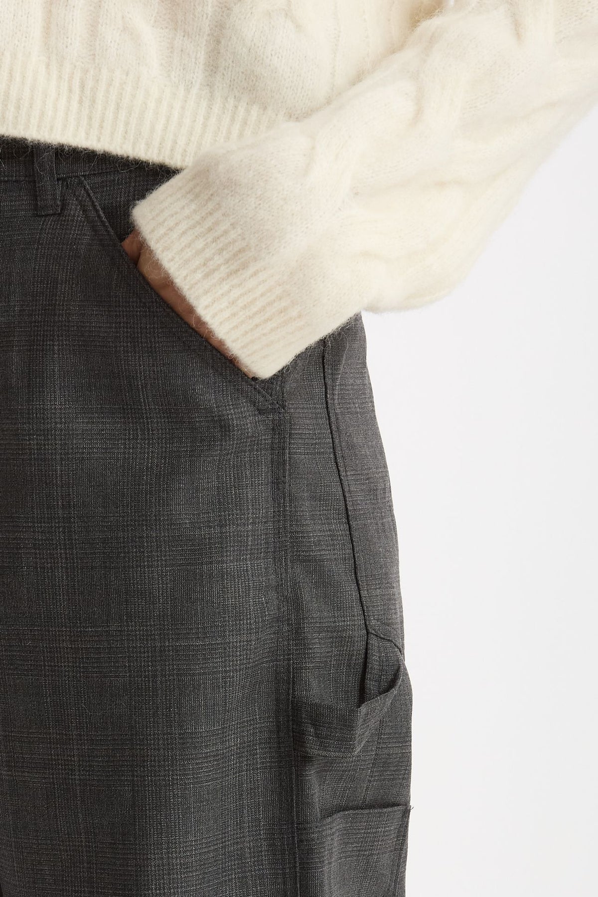 Pantalone work TYPE grigio donna Department five - 4