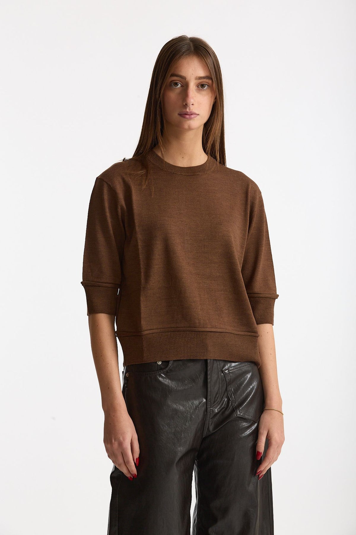 Maglia cut-out RAINI tabacco donna Department five - 4