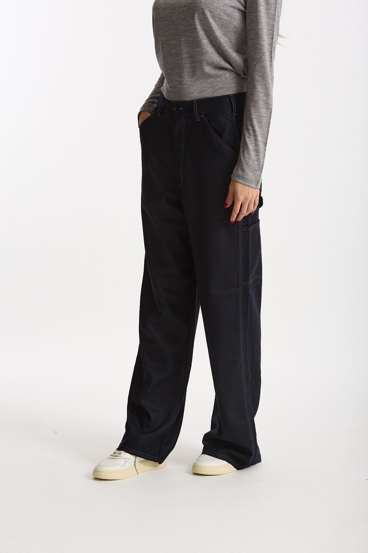 Pantalone work TYPE blu donna Department five - 2
