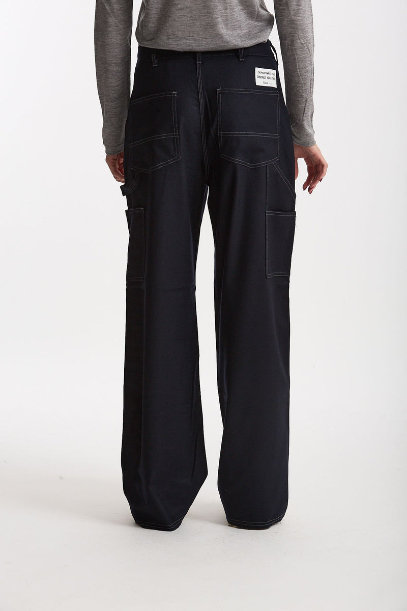 Pantalone work TYPE blu donna Department five - 3