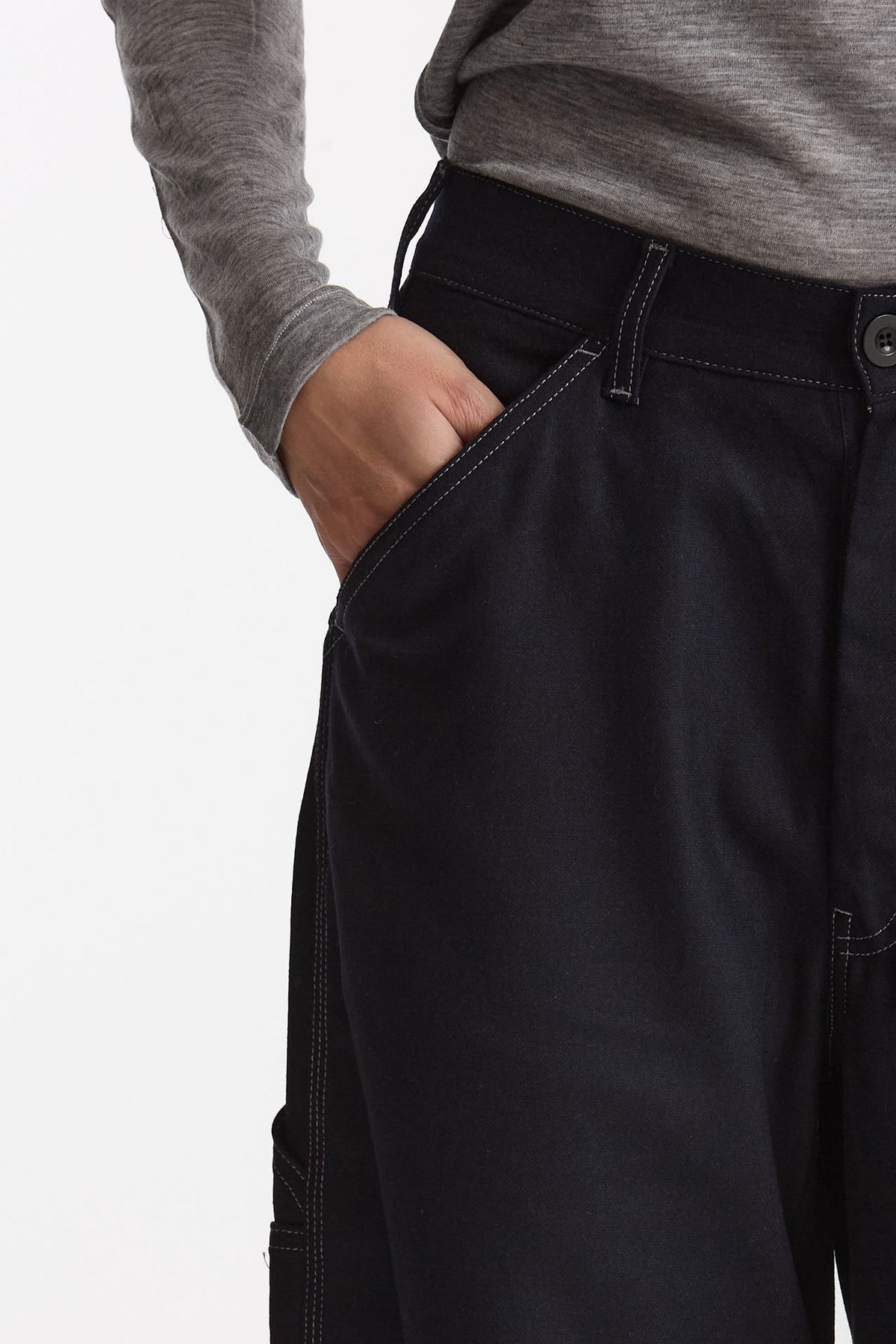 Pantalone work TYPE blu donna Department five - 4