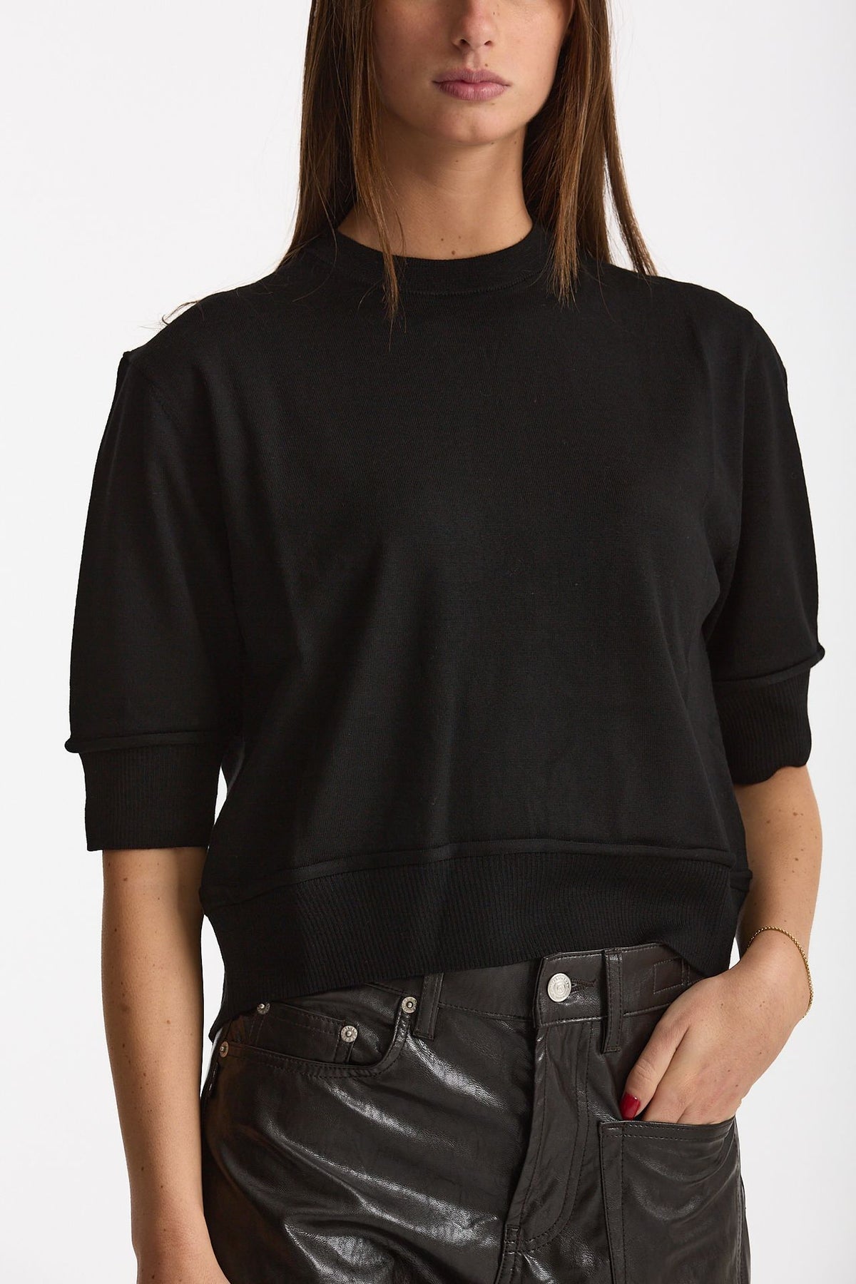 Maglia cut-out RAINI nero donna Department five - 2