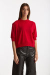Maglia cut-out RAINI rosso acceso donna Department five - 4