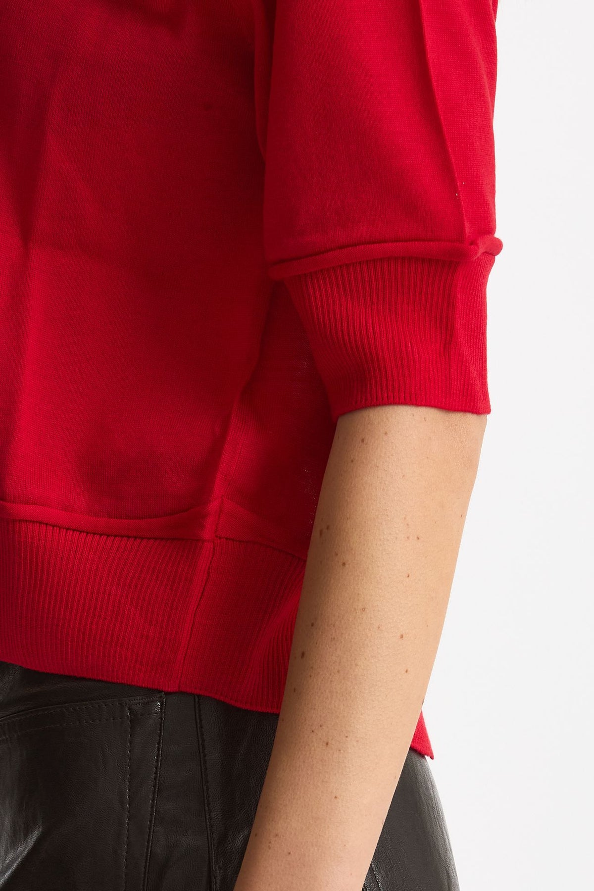 Maglia cut-out RAINI rosso acceso donna Department five - 5