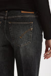 Jeans wide leg JACKLINE Lavaggio nero grigio donna Dondup - 6