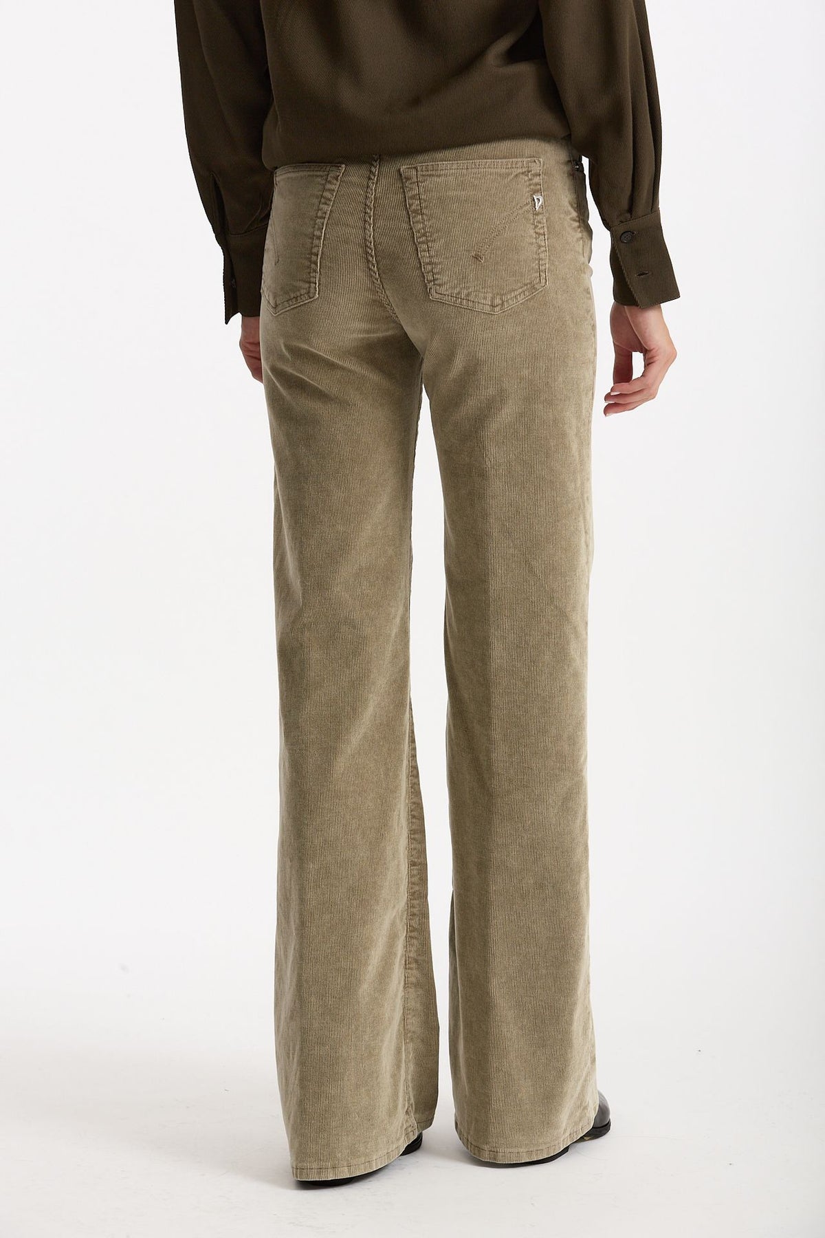 Pantalone palazzo AMBER beige donna Dondup - 3