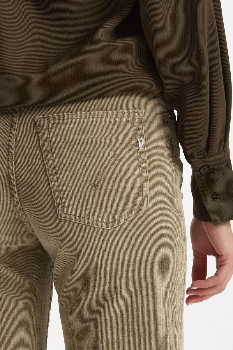 Pantalone palazzo AMBER beige donna Dondup - 4
