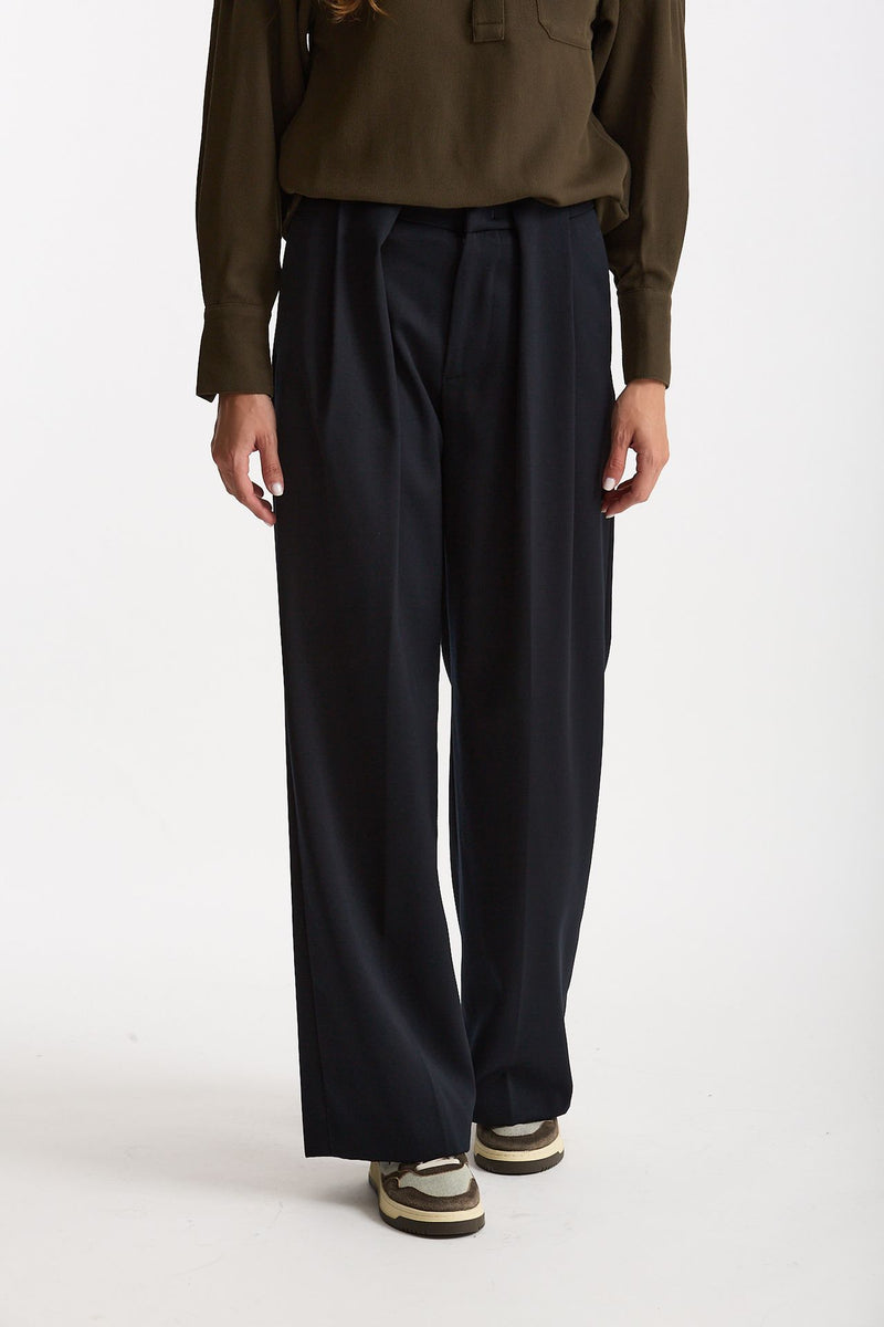 Pantalone wide leg LUCIANA blu donna Dondup - 1