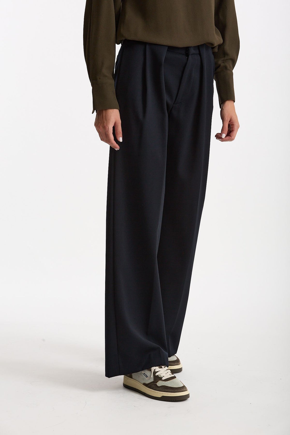 Pantalone wide leg LUCIANA blu donna Dondup - 5