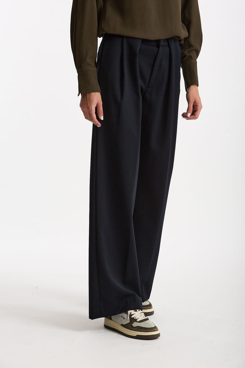Pantalone wide leg LUCIANA blu donna Dondup - 5