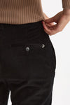 Pantalone slim in velluto NIMA nero donna Dondup - 6