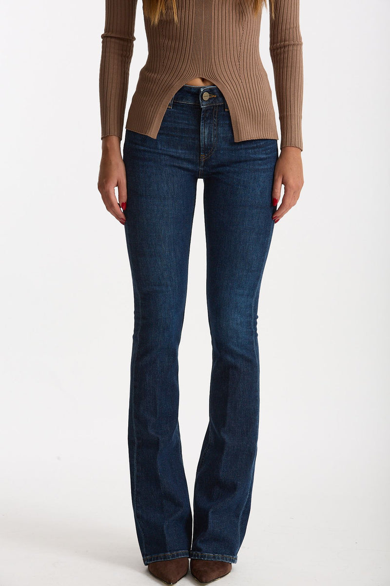 Jeans bootcut NEW LOLA vita alta donna Dondup - 4