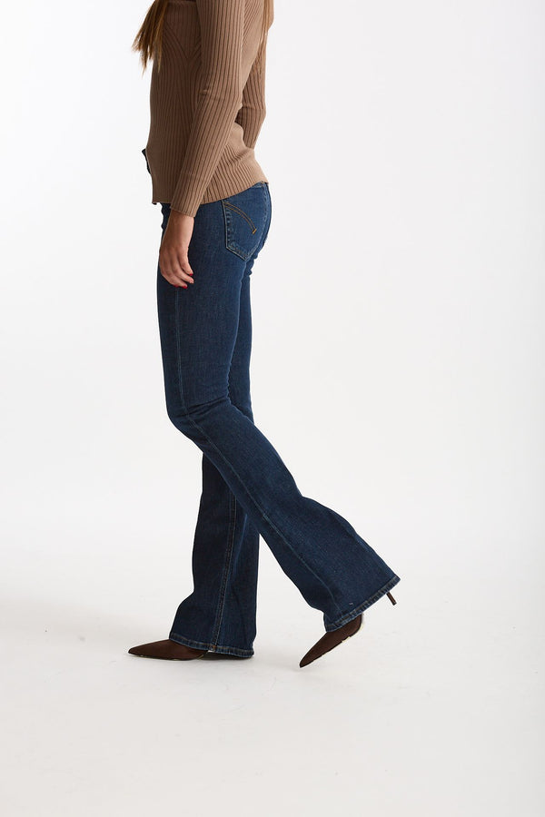 Jeans bootcut NEW LOLA vita alta donna Dondup
