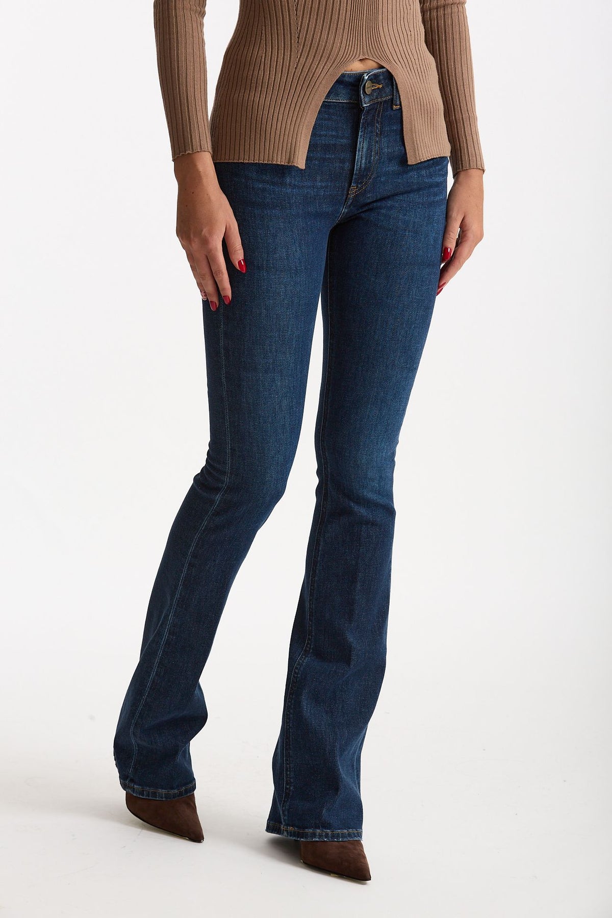 Jeans bootcut NEW LOLA vita alta donna Dondup - 1