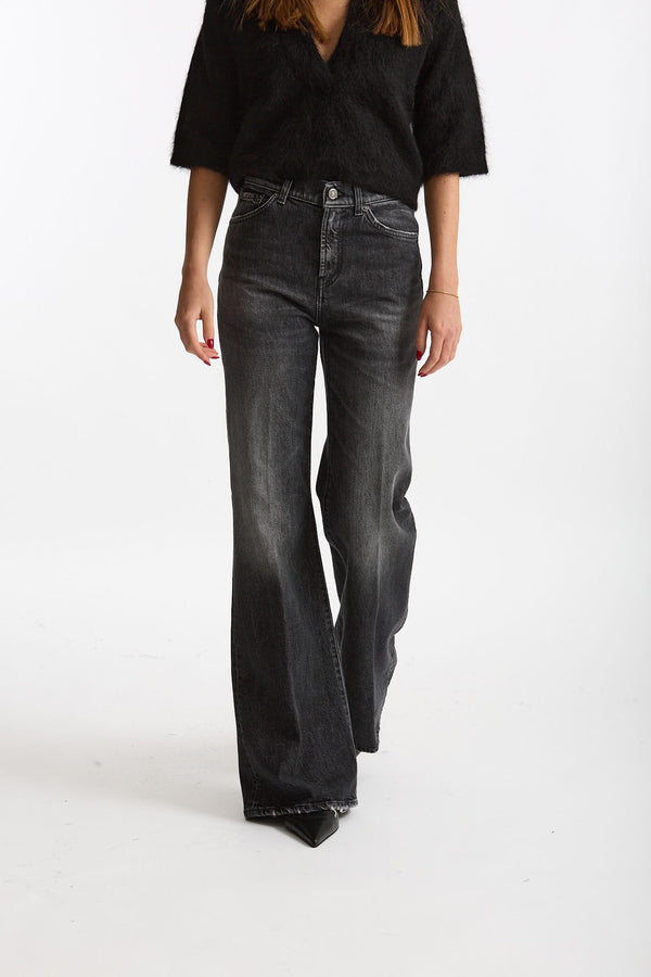 Jeans palazzo AMBER denim antracite donna Dondup