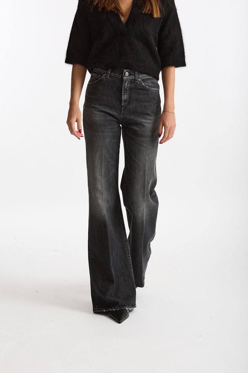 Jeans palazzo AMBER denim antracite donna Dondup - 1