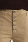 Pantalone slim NIMA in cotone beige donna Dondup - 7