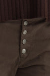 Pantalone slim NIMA in cotone marrone donna Dondup - 4