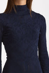 Abito ESIBIZIONISTA tricot slim blu donna Dondup - 4