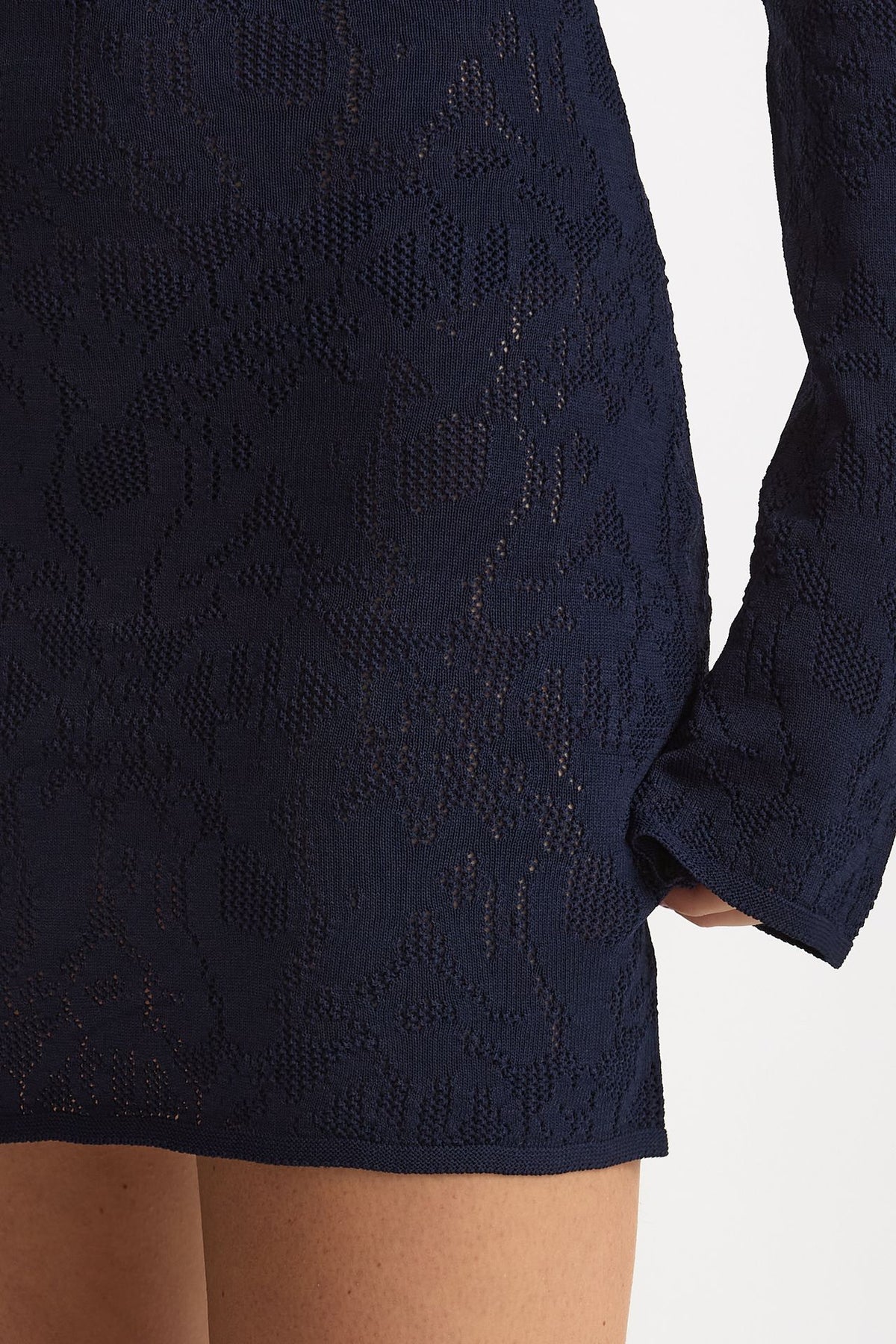 Abito ESIBIZIONISTA tricot slim blu donna Dondup - 5