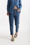 Jeans loose ESIBIZIONISTA KOONS in denim stretch donna Dondup - 1