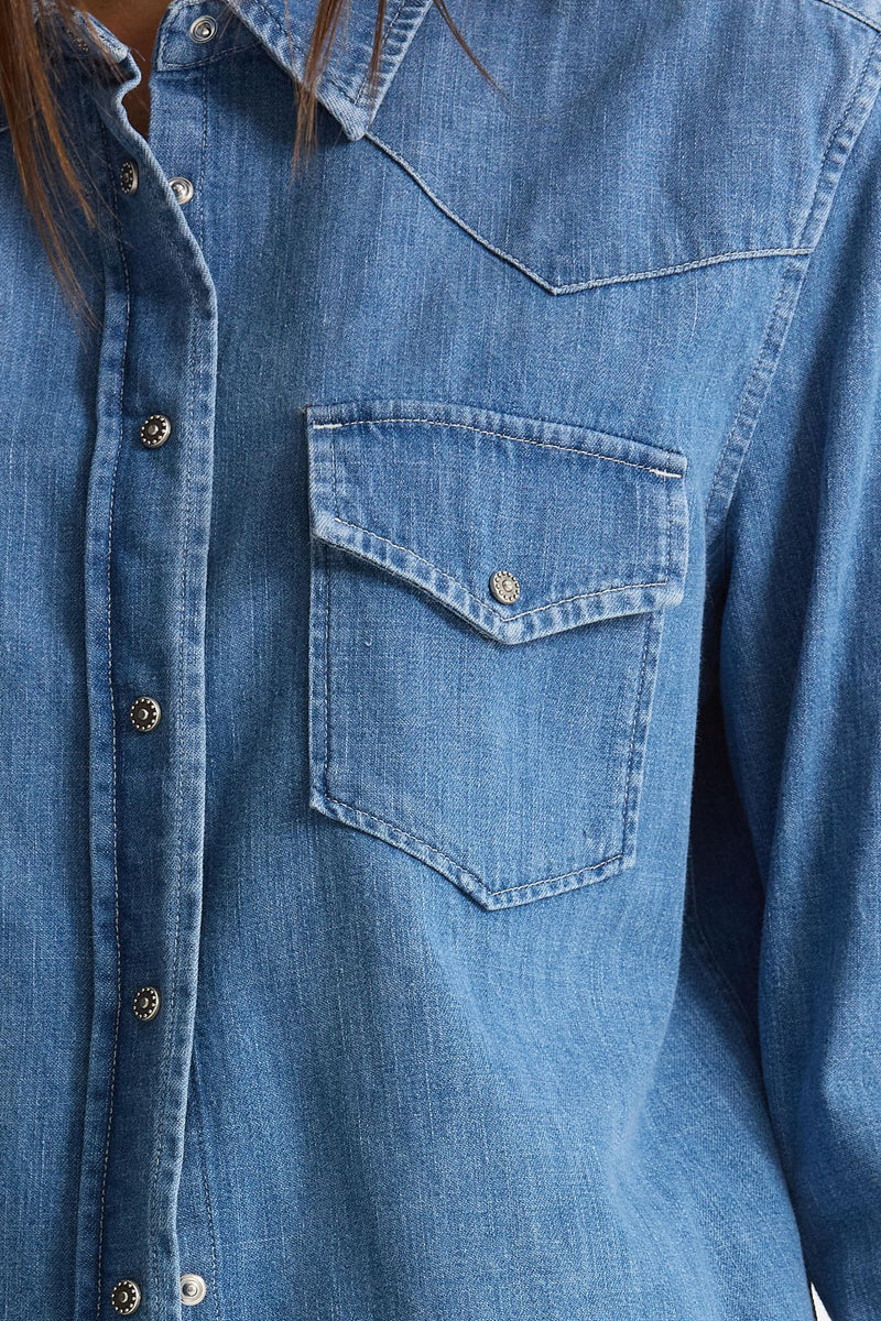 Camicia ESIBIZIONISTA in denim donna Dondup - 5