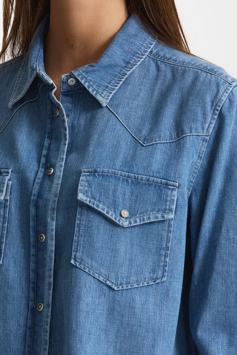 Camicia ESIBIZIONISTA in denim donna Dondup - 6