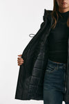 Giaccone TOGGLE in gabardina tecnica nero donna Fay - 4