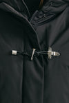 Giaccone TOGGLE in gabardina tecnica nero donna Fay - 7