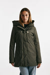 Giaccone TOGGLE in gabardina tecnica verde donna Fay - 1