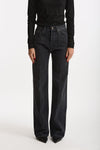 Jeans palazzo BERYL nero slavato donna Grifoni - 2