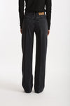 Jeans palazzo BERYL nero slavato donna Grifoni - 3