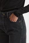 Jeans palazzo BERYL nero slavato donna Grifoni - 5