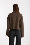 Giacca Gala cropped tortora scuro donna Grifoni - 3